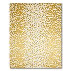 Vibrant Golden Leopard-Spotted Rug(Gold)