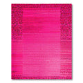 Vibrant Hot Pink Leopard-Print Rug