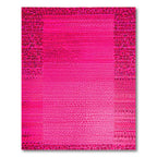 Vibrant Hot Pink Leopard-Print Rug