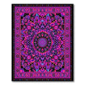 Vibrant Pink-Purple Intricate Mandala Energetic Rug(Pink)