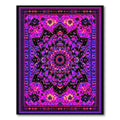 Vibrant Pink-Purple Mandala Pattern Rug(Purple)