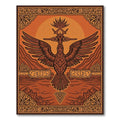 Warm Terracotta Tribal Mythical Rug(Brown)